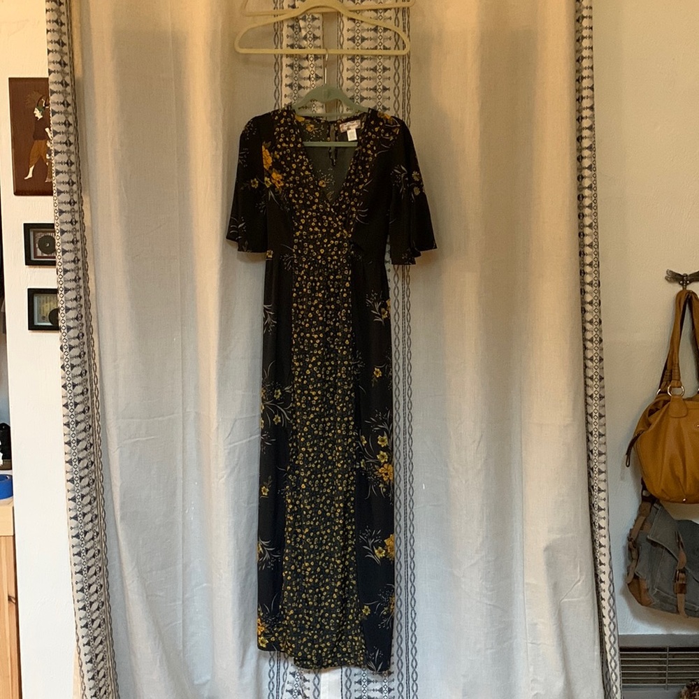 Band of gypsies long dress with double slits